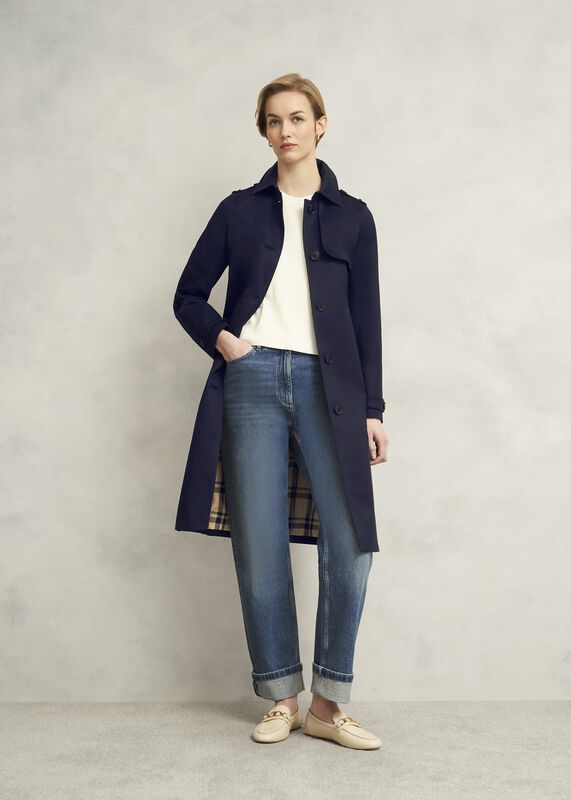 Hallie Shower Resistant Trench