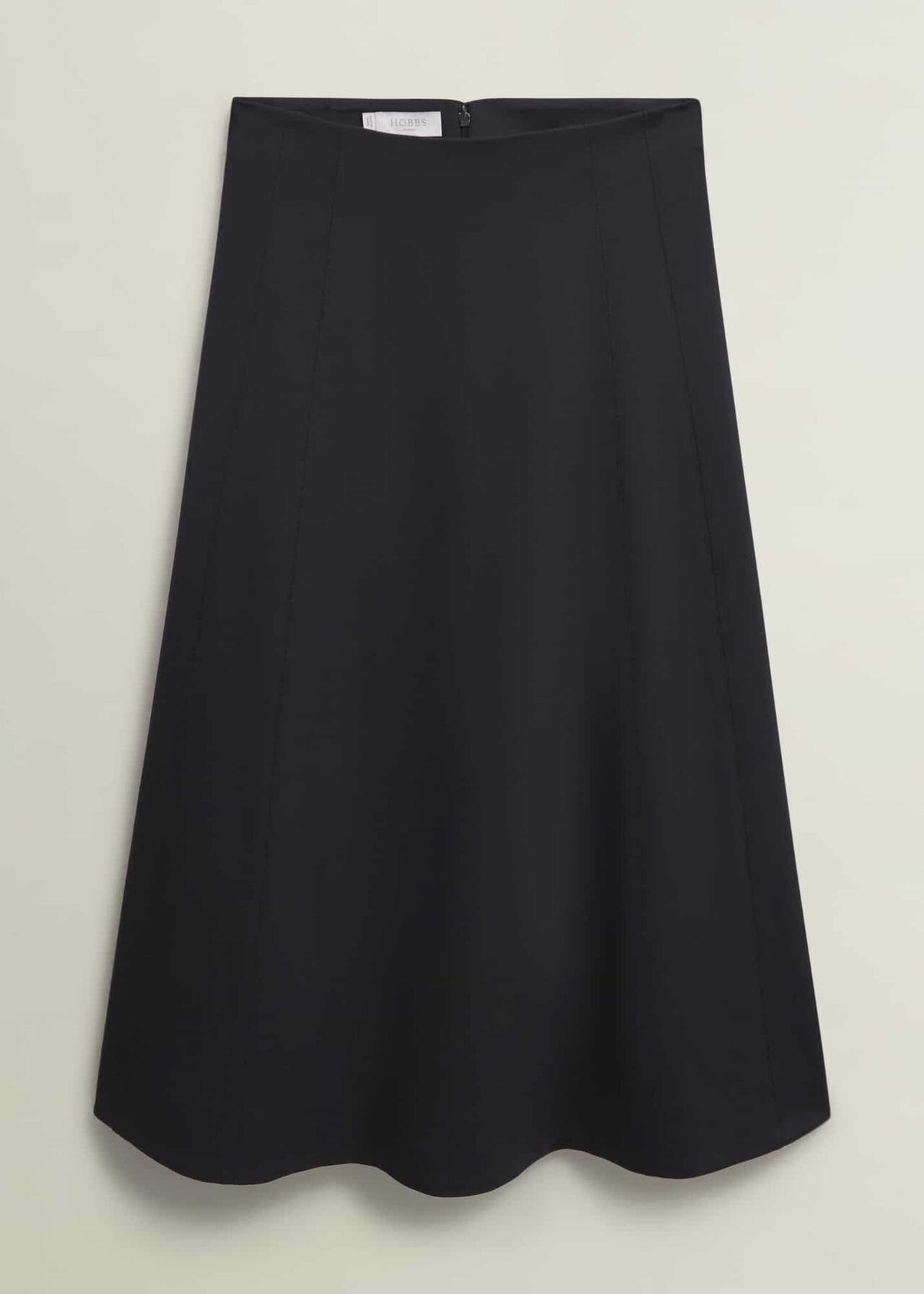 Adley Ponte Skirt, Black, hi-res