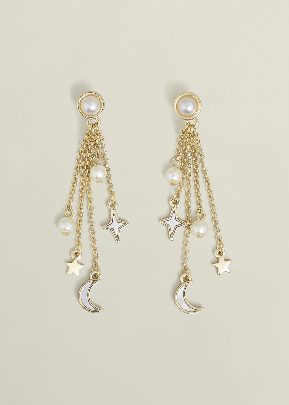Mireya Earrings, Gold, hi-res