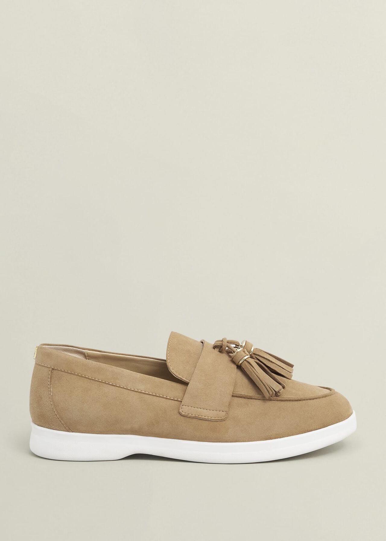 Dorset Suede Loafers, Light Camel, hi-res