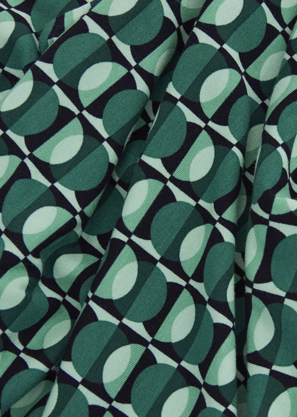 Aimee Printed Top, Agate Green, hi-res