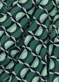 Aimee Printed Top, Agate Green, hi-res