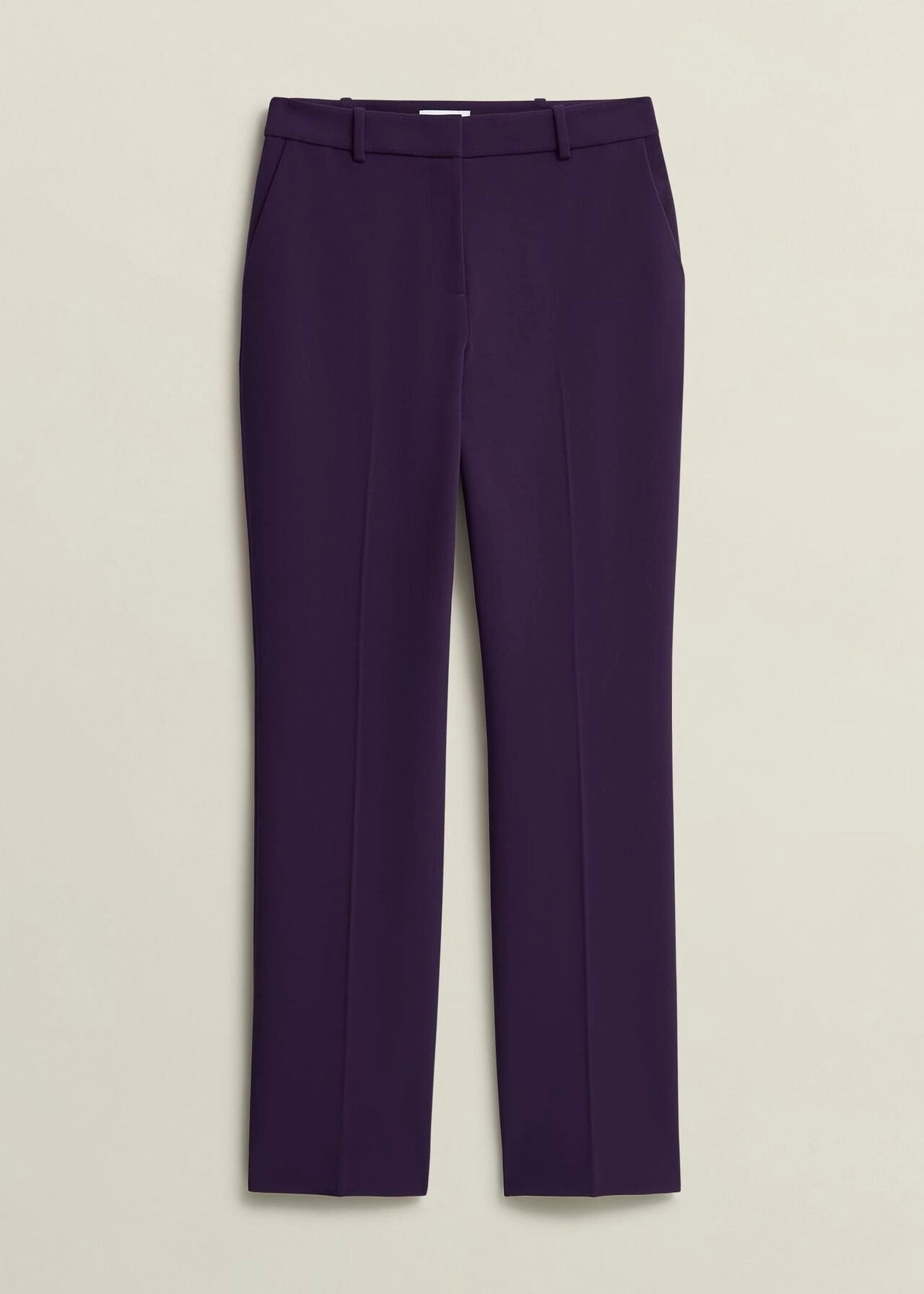 Fenella Straight Pants, Grape Purple, hi-res