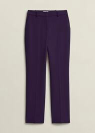 Fenella Straight Pants, Grape Purple, hi-res