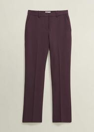 Gerrie Straight Trousers, Malbec Purple, hi-res
