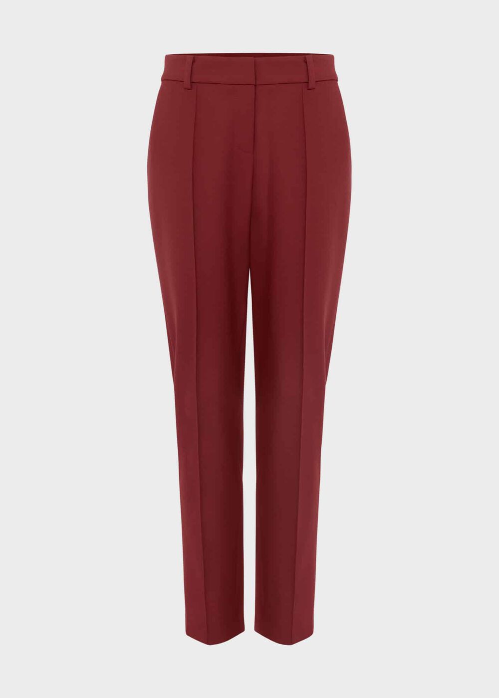 Melody Twill Trousers, Deep Vermillion, hi-res