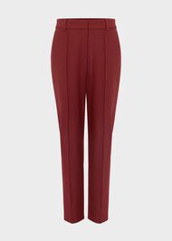Melody Twill Trousers, Deep Vermillion, hi-res