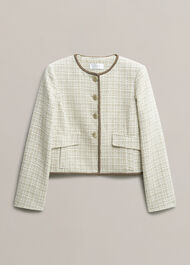 Carey Tweed Jacket, Camel Ivory, hi-res