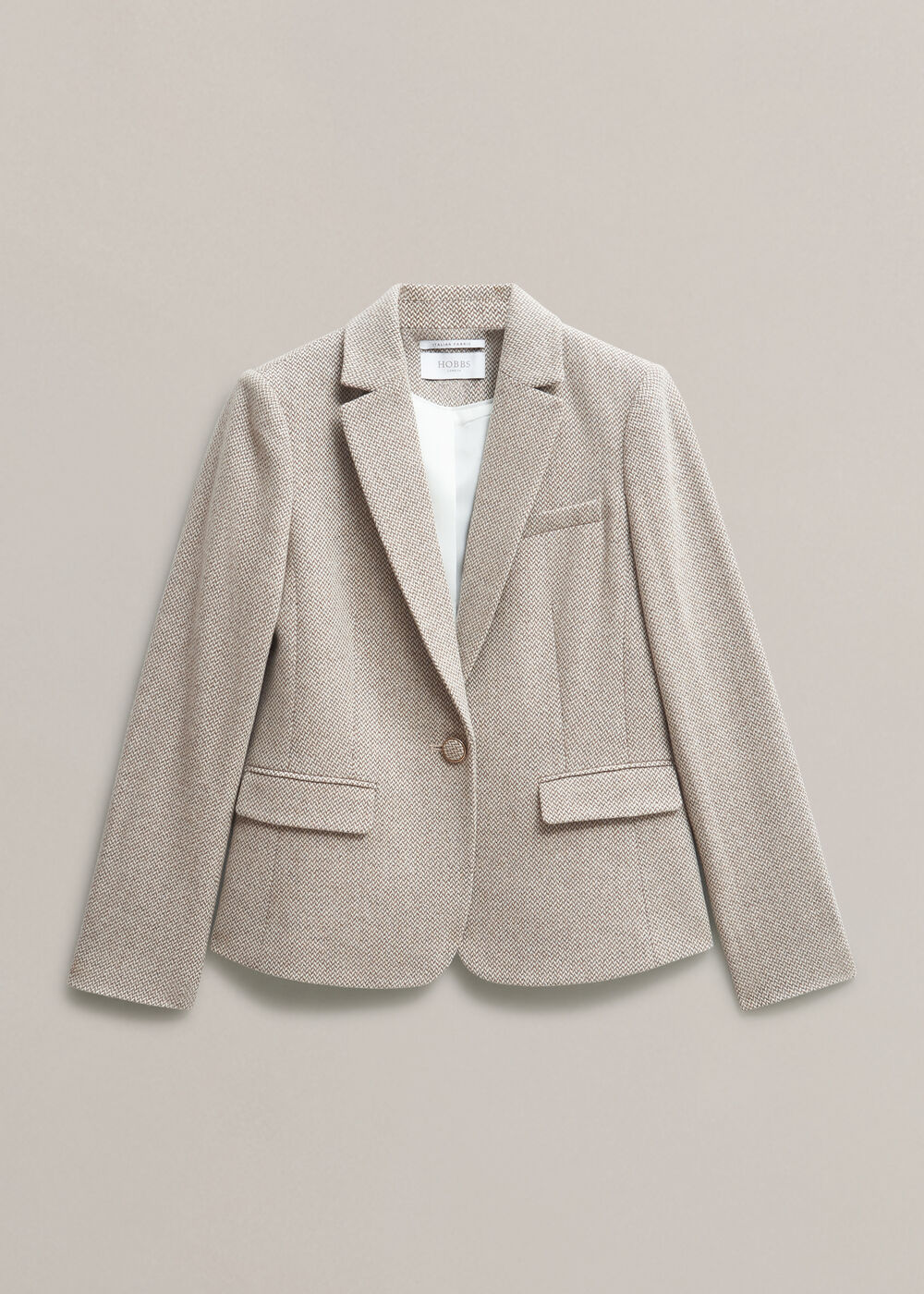 Chelsey Wool Blend Jacket, Neutral, hi-res