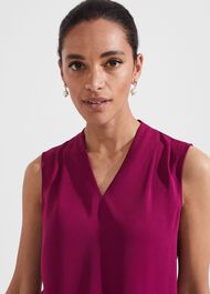 Nina Blouse, Plum Pink, hi-res