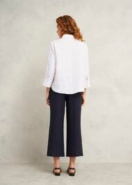 Vita Linen Shirt, White, hi-res