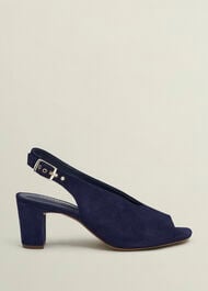 Kali Suede Sandals, Midnight Navy, hi-res