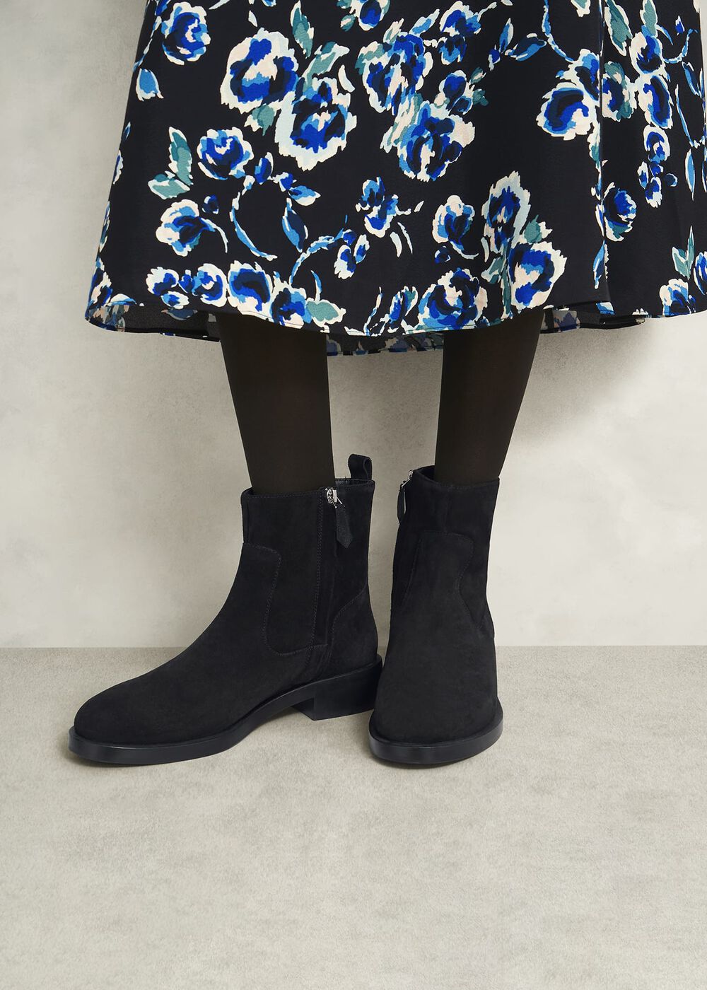 Georgie Ankle Boots, Black, hi-res