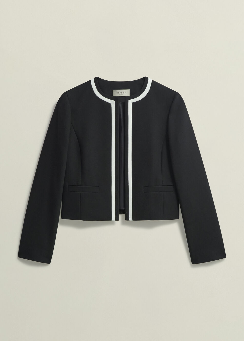 Petite Nory Jacket, Black Ivory, hi-res