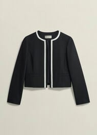 Petite Nory Jacket, Black Ivory, hi-res