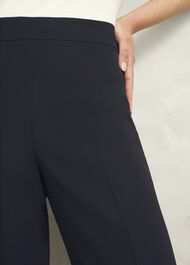 Mel Wide Pants, Navy, hi-res