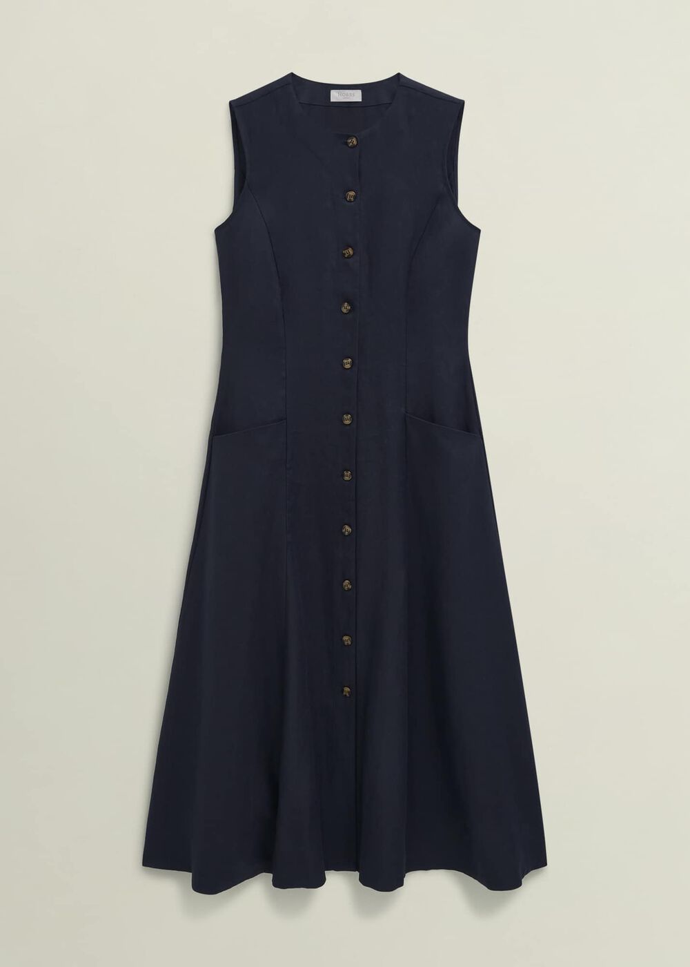Carmen Dress, True Navy, hi-res