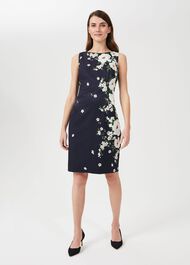 Moira Floral Dress, Navy Multi, hi-res