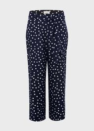 Astrid Crop Pants, Navy Ivory, hi-res