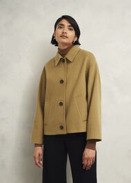 Zoe Wool Blend Jacket, Hobbs Camel, hi-res