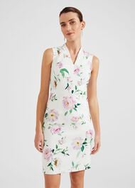 Suzanna Tweed Dress, Ivory Multi, hi-res