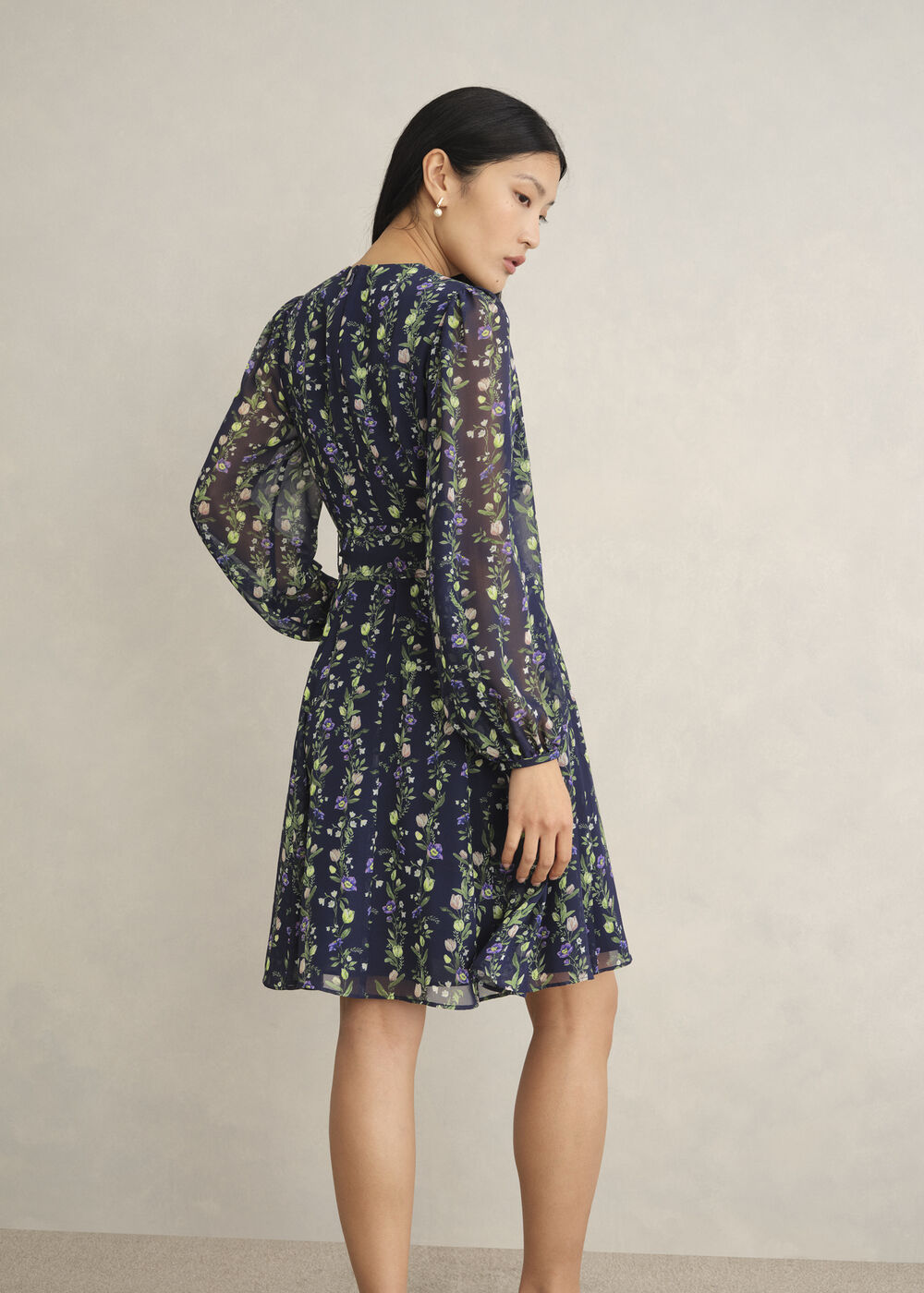 Emilia Dress, Midnight Multi, hi-res