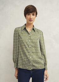 Tallie Shirt, Ivory Green, hi-res