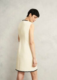 Laskett Boucle Mini Dress, Buttercream, hi-res