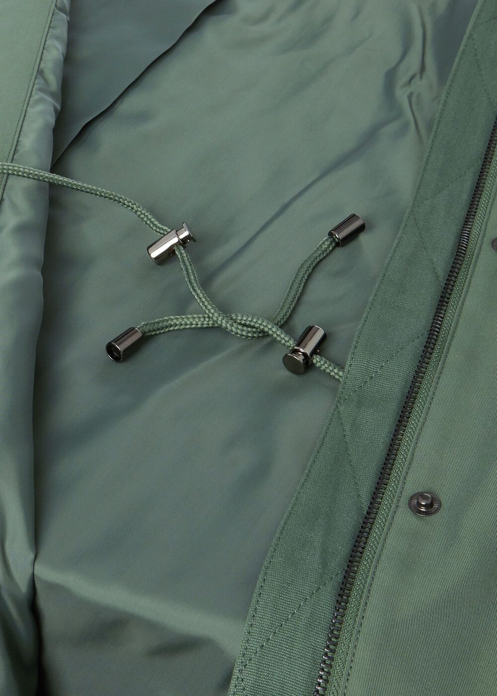 Kathy Water Resistant Parka With Hood, Dark Sage Green, hi-res