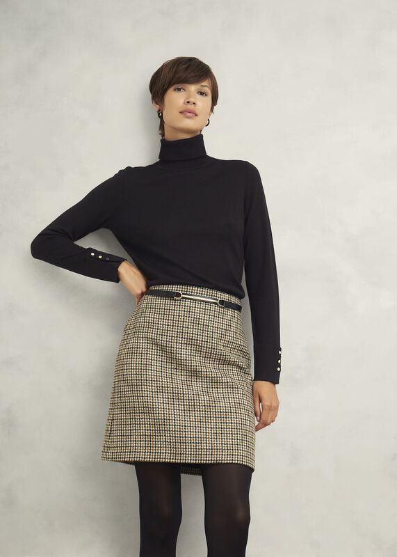 Lara Merino Wool Roll Neck Sweater