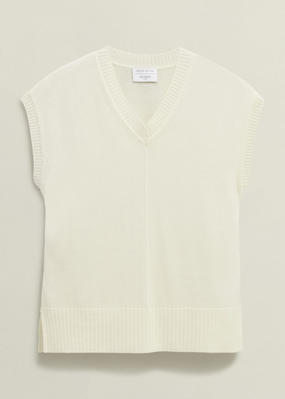 Brooksfirth Knit Tank Top, Warm Ivory, hi-res