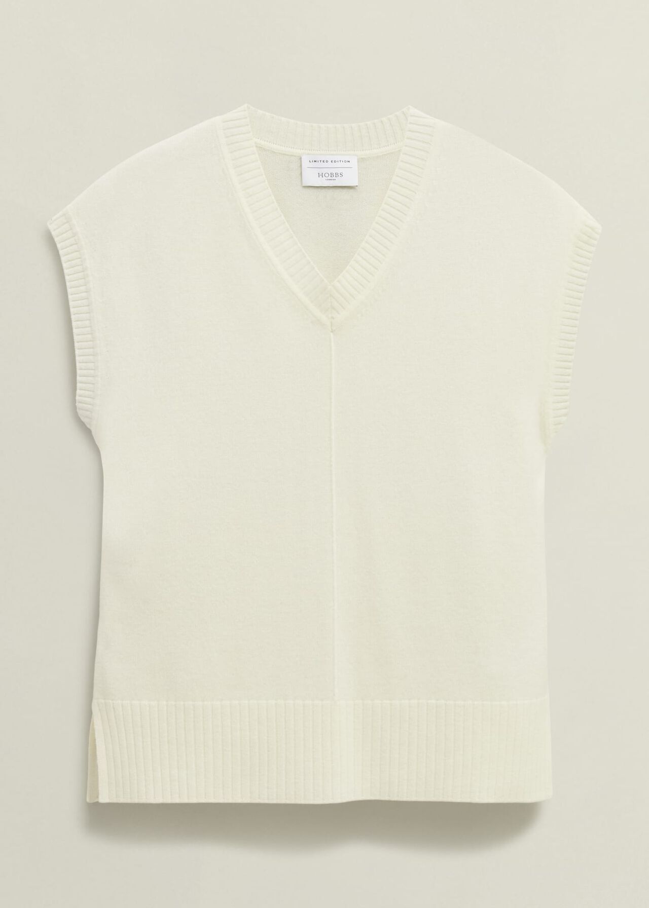 Brooksfirth Knit Tank Top, Warm Ivory, hi-res
