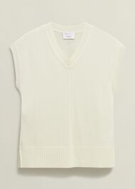 Brooksfirth Knit Tank Top, Warm Ivory, hi-res