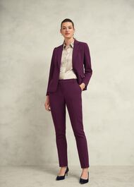 Sami Tapered Trousers, Warm Plum, hi-res