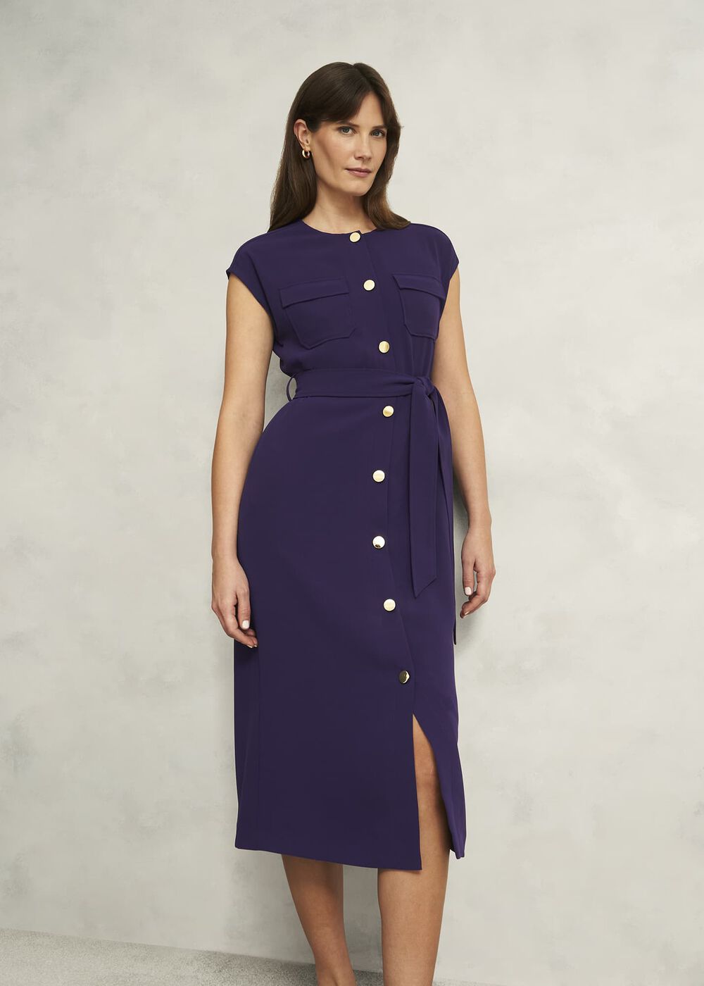 Petite Tania Dress, Grape Purple, hi-res