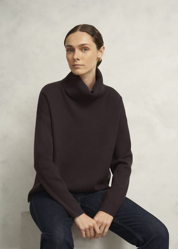 Yvette Roll Neck Knitted Sweater