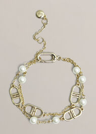 Bette Layered Bracelet, Gold, hi-res