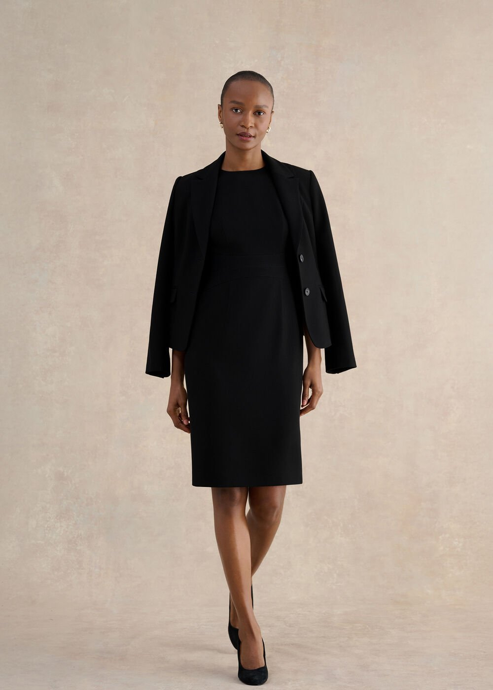 Lea Dress, Black, hi-res