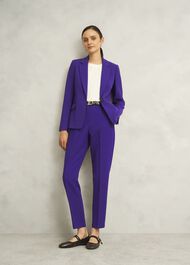 Petite Sami Tapered Pants, Jewel Purple, hi-res