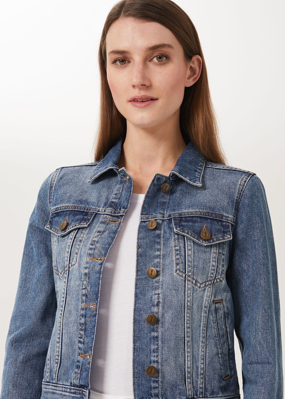 Mariam Jacket, Mid Blue, hi-res