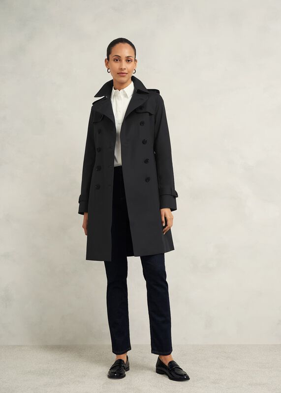 Saskia Shower Resistant Trench Coat