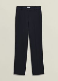 Ivy Straight Pants, Navy, hi-res