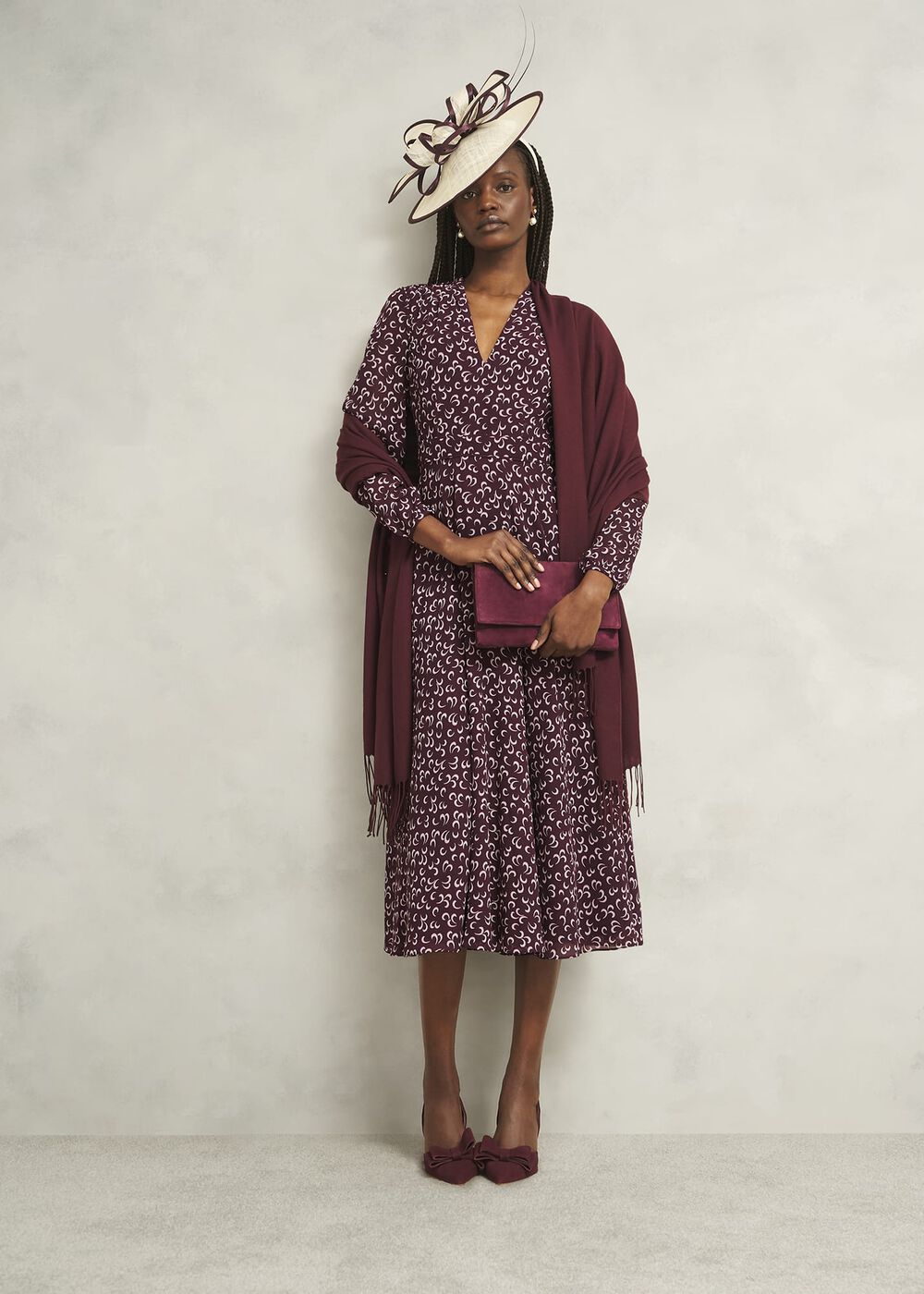 Aurora Dress, Onyx Red Multi, hi-res