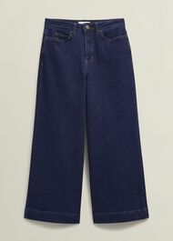 Brinley Crop Wide Leg Jeans, Indigo, hi-res