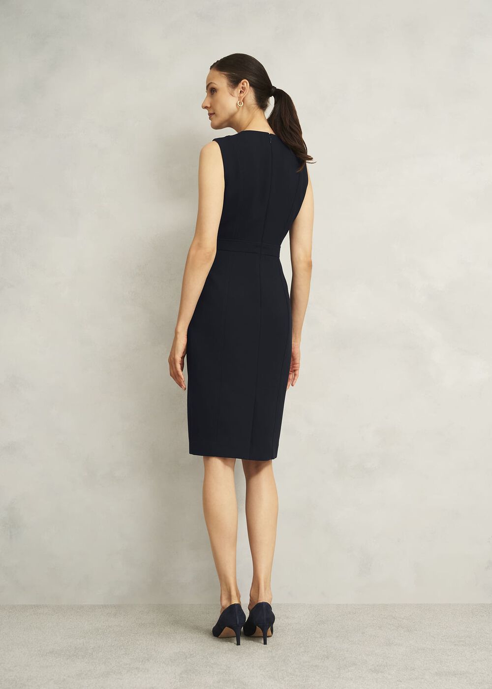Petite Ivy Dress, Navy, hi-res