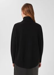 Dahlia Cashmere Sweater, Black, hi-res