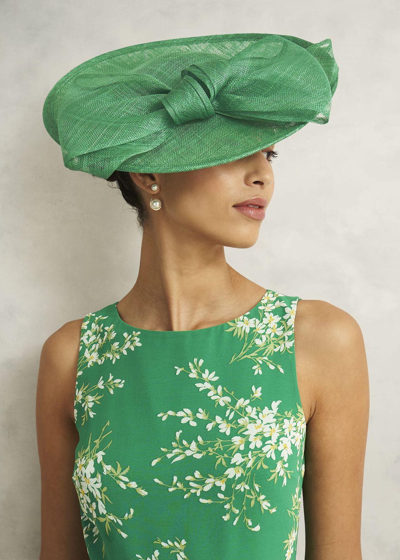 Sian Fascinator, Cilantro Green, hi-res