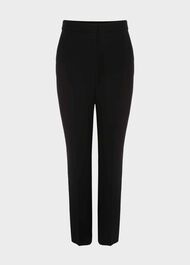 Petite Mel Tapered Trousers, Black, hi-res