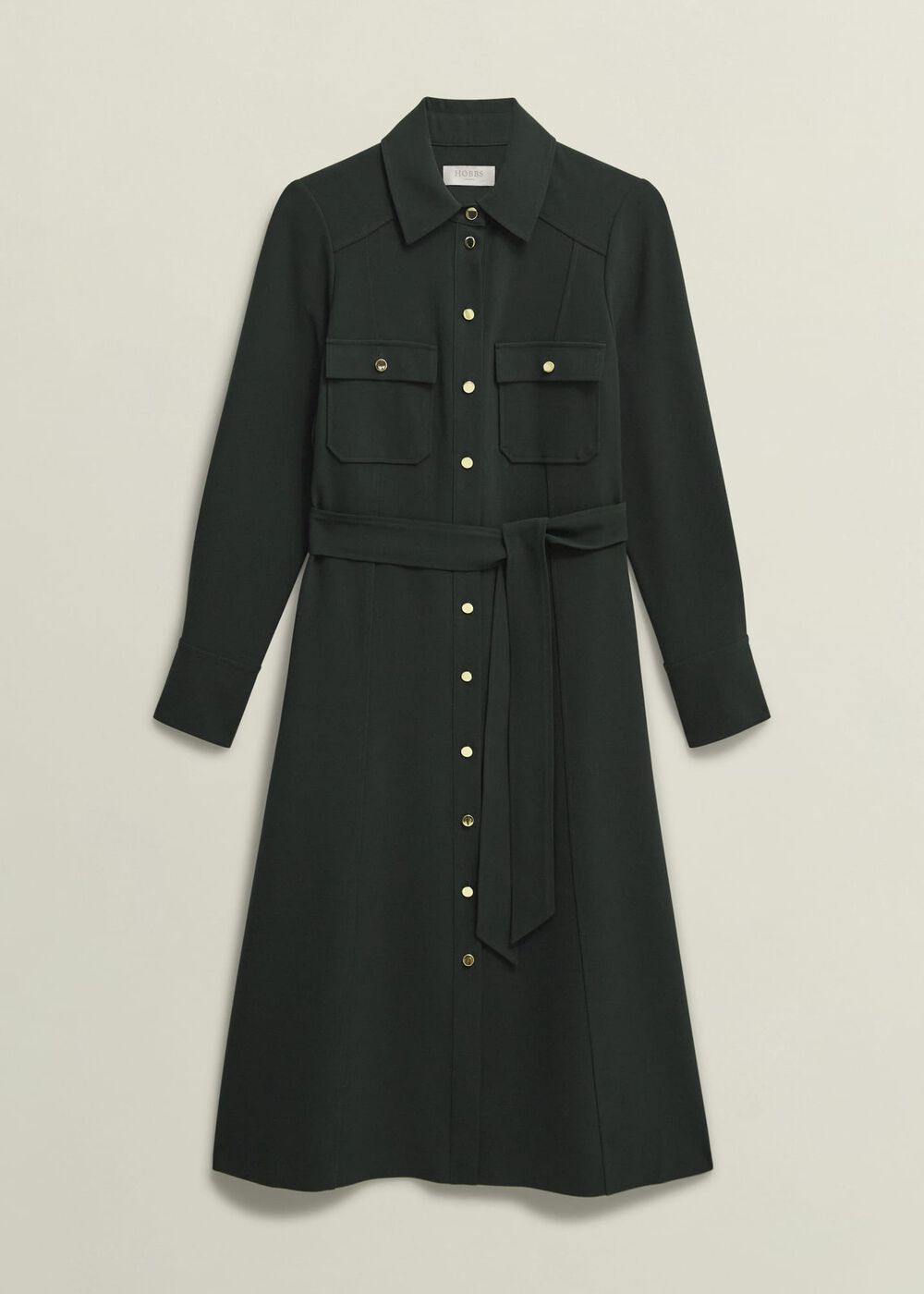 Pricilla Shirt Dress, Rich Green, hi-res