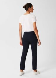 Annie Slim Pants With Stretch, Navy, hi-res